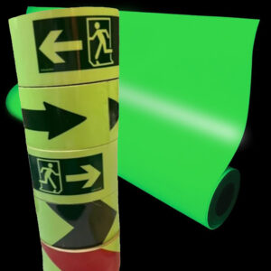 Impresión digital de gran formato en Cama Plana con tinta UV sobre Vinil Fotoluminiscente